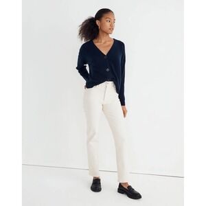 Madewell The Perfect Vintage Straight Jean Women 24 Cream Excellent High Rise